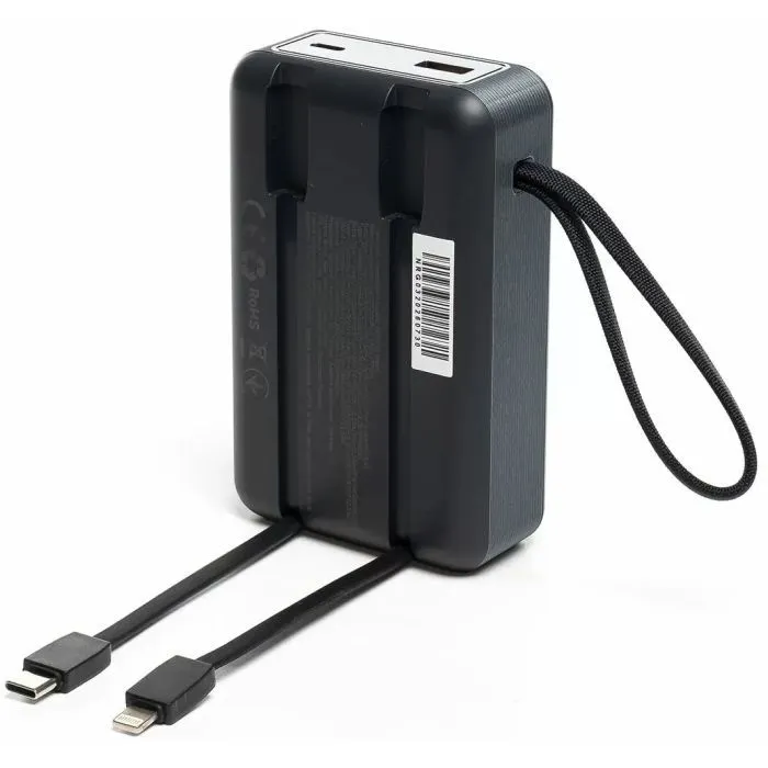 Батарея универсальная Hölmer NRG-03 Hippo 20000mAh 65W Black (NRG-03 Hippo) изображение 6