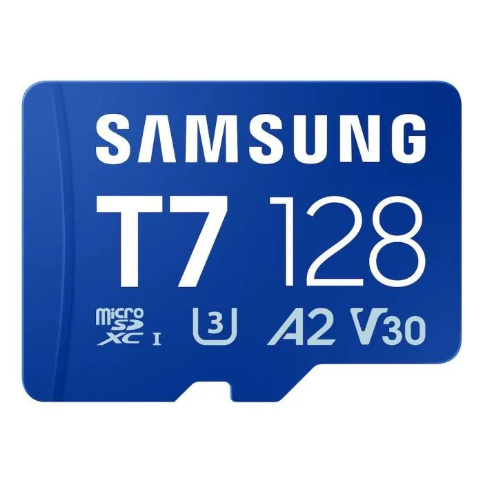 Карта памяти Samsung 128GB microSDXC class 10 UHS-I U3 V30 A2 T7 (MB-MB128T/WW)