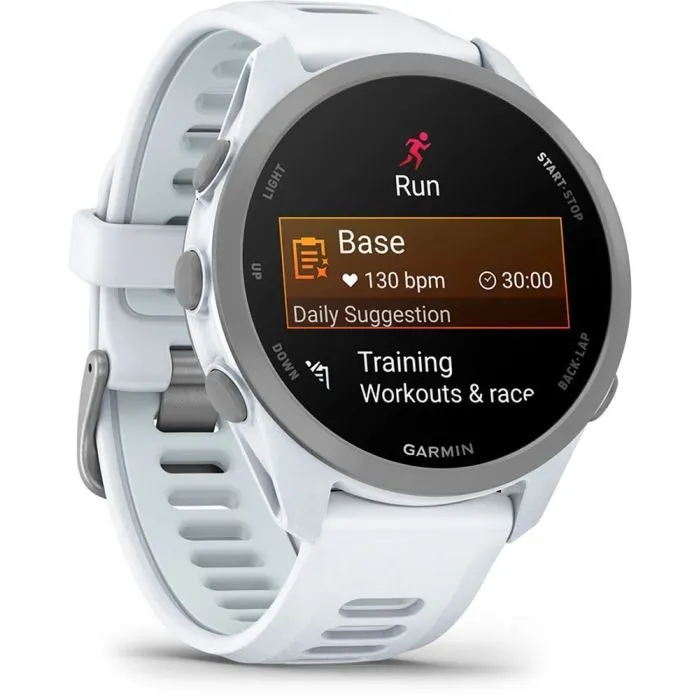 Смарт-часы Garmin Forerunner 170 Music, GPS, WiFi, Whitestone/Cloud Blue, GPS смарт-годинник (010-03920-11) изображение 3