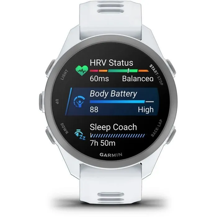 Смарт-часы Garmin Forerunner 170 Music, GPS, WiFi, Whitestone/Cloud Blue, GPS смарт-годинник (010-03920-11) изображение 8