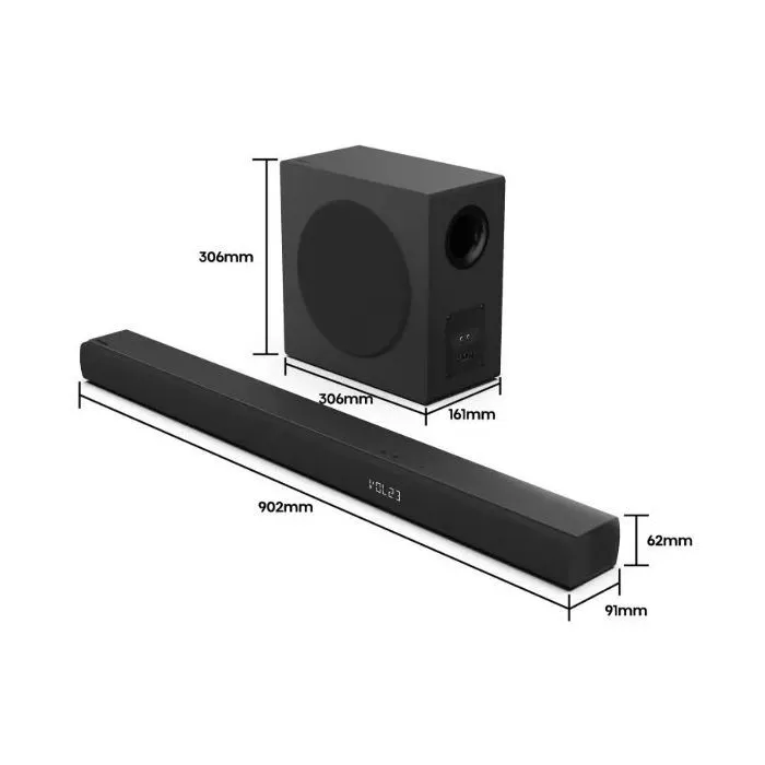 Акустична система Hisense HS3100 Black (20014434) зображення 7