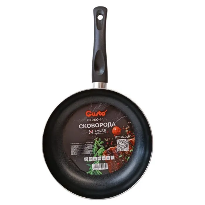 Сковорода Gusto покриття Xylan 24 см (GT-2100-24/3)