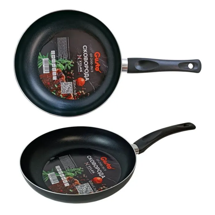 Сковорода Gusto покриття Xylan 24 см (GT-2100-24/3) зображення 5