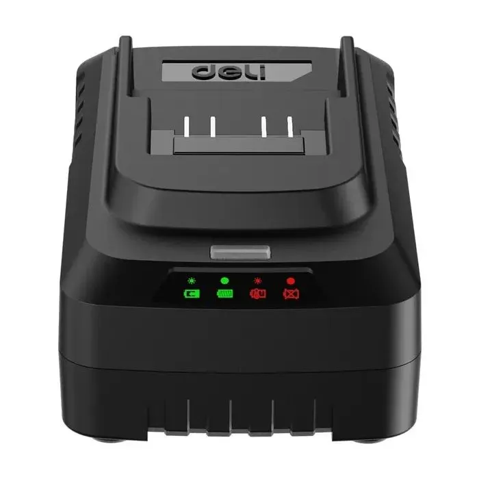 Зарядний пристрій для акумуляторів інструменту Deli 21V, 2A (DE-CD20A2E) зображення 2