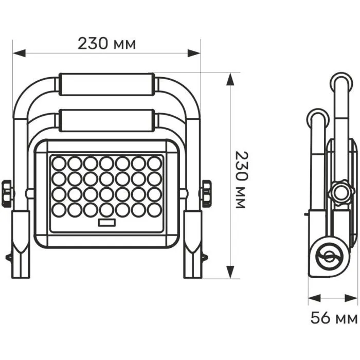 Прожектор Videx IP65 TITANUM 1000Lm 5000K (TL-FA-105) зображення 11