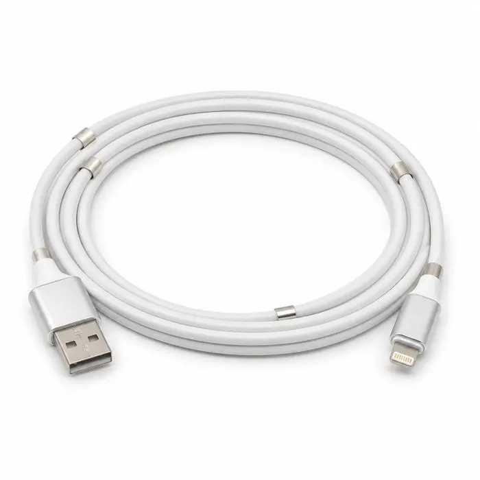 Дата кабель USB 2.0 AM to Lightning 1.0m 2.4A white XoKo (XK-UTL-001-WH) изображение 2