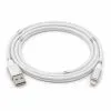 Дата кабель USB 2.0 AM to Lightning 1.0m 2.4A white XoKo (XK-UTL-001-WH) изображение 2