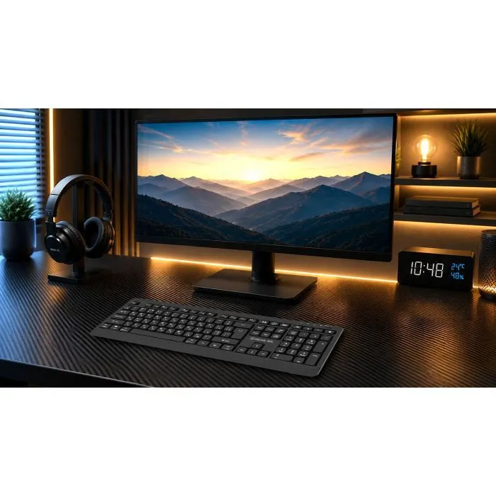 Клавиатура REAL-EL RK-760W Wireless Black (EL123100058) изображение 10