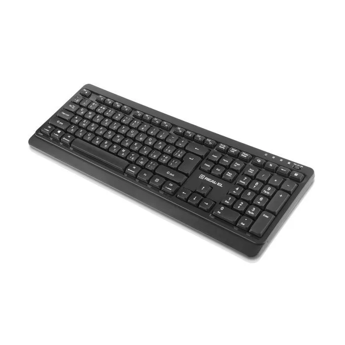 Клавиатура REAL-EL RK-760W Wireless Black (EL123100058) изображение 3