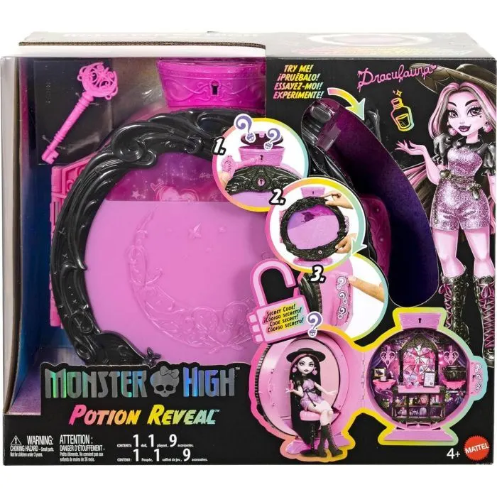 Лялька Monster High Набір з лялькою Дракулора “Таємна зіллєварня” (JKD76) зображення 8