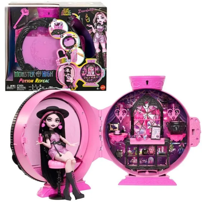 Лялька Monster High Набір з лялькою Дракулора “Таємна зіллєварня” (JKD76) зображення 9