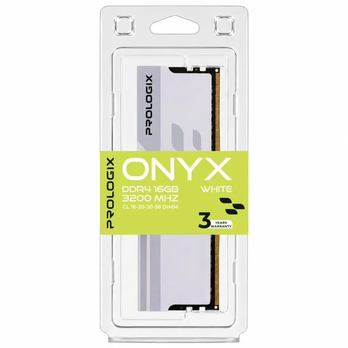 Модуль памяти для компьютера DDR4 16GB 3200 MHz Onyx White Prologix (PRO16GB3200YW4) изображение 5