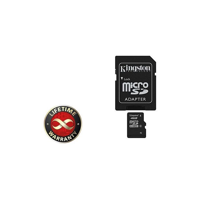 Карта памяти Kingston 4Gb microSDHC class 4 (SDC4/4GB)