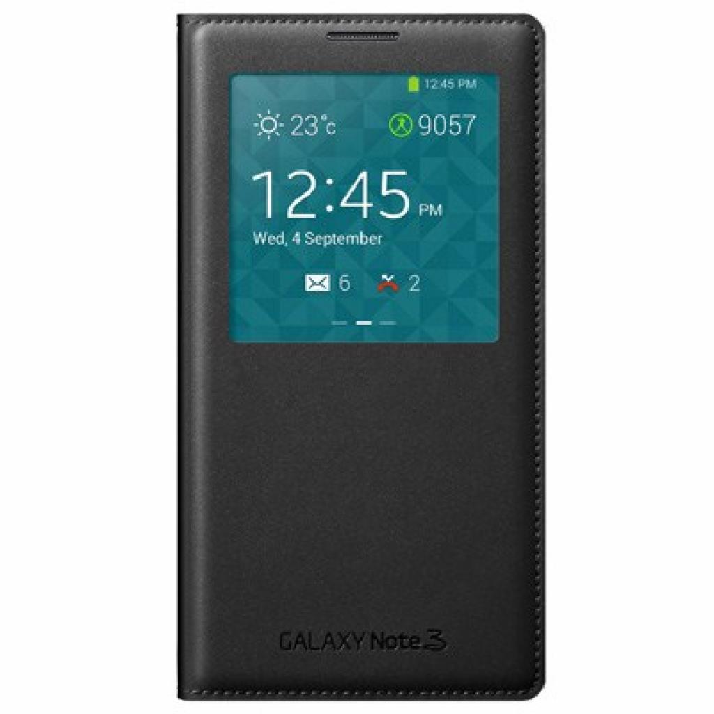 Чохол до мобільного телефона Samsung N9000 Galaxy Note 3 (S View Cover) Jet Black (EF-CN900BBEGRU)