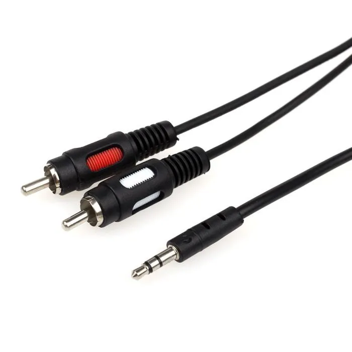 Кабель мультимедійний 3.5mm M to 2xRCA M 7.5m Atcom (10710)