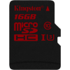 Карта пам'яті Kingston 16GB microSD class 10 UHS| U3 (SDCA3/16GBSP)
