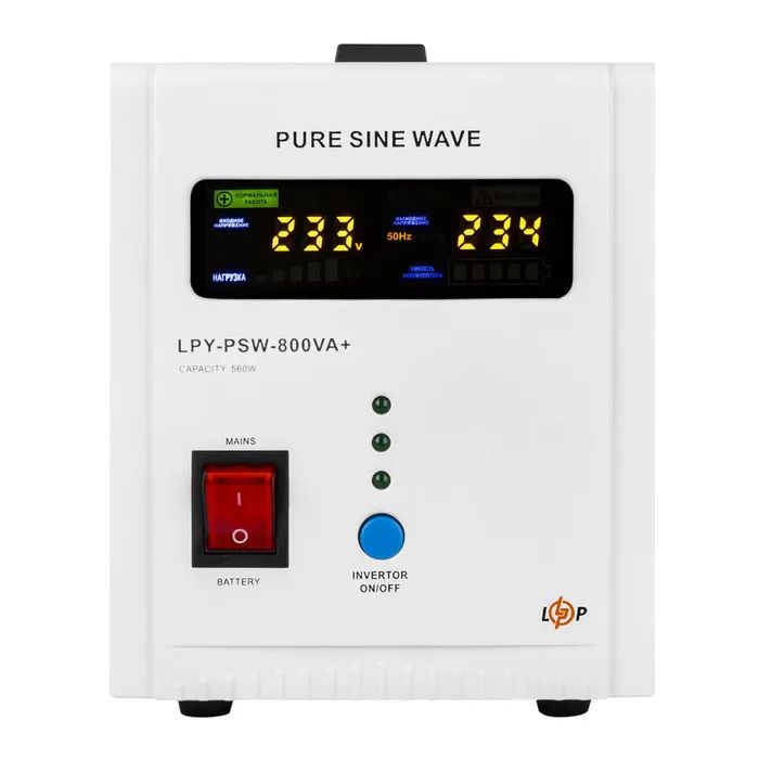 Источник бесперебойного питания LogicPower LPY- PSW-800VA+ (4153) изображение 4