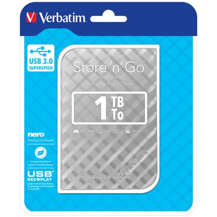 Внешний жесткий диск 2.5" 1TB Verbatim (53197) изображение 4