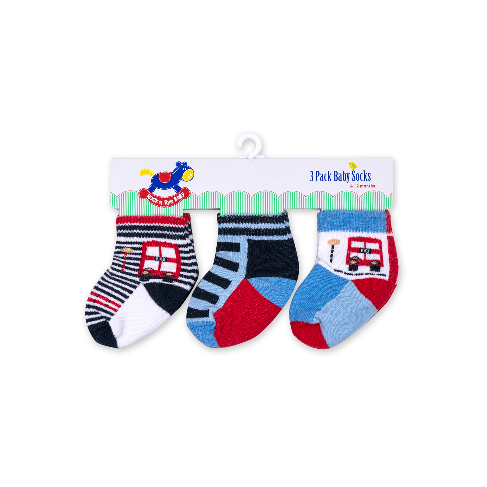Шкарпетки дитячі Luvena Fortuna 3 пари для хлопчиків (DL3015)