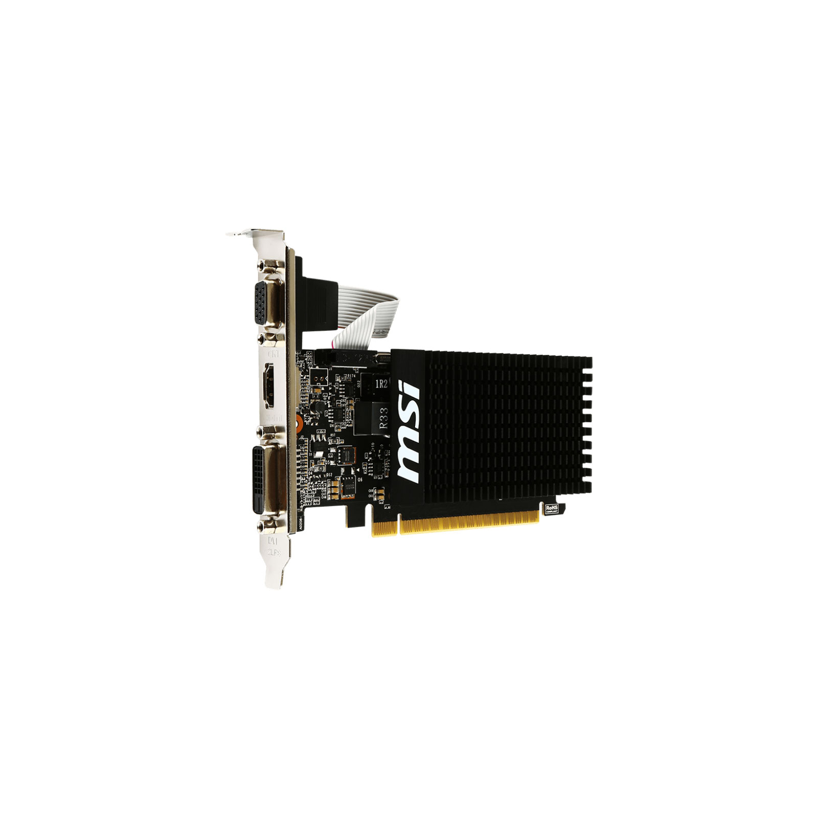 Відеокарта GeForce GT710 2048Mb MSI (GT 710 2GD3H LP) зображення 3