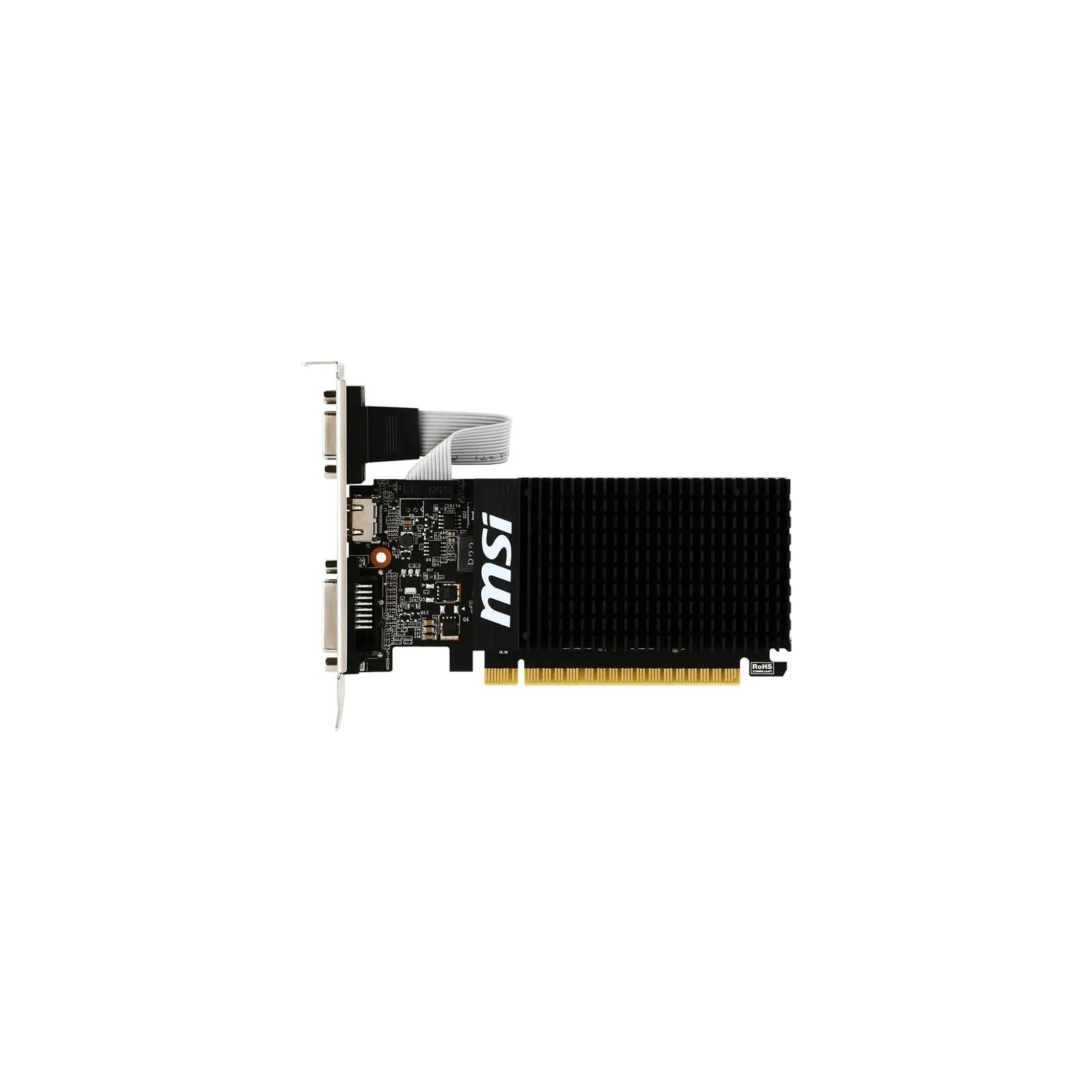 ᐈ Купить видеокарту MSI GeForce GT710 2048Mb (GT 710 2GD3H LP) в