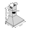 Вытяжка кухонная Ventolux MILANO 60 OW (750) IT изображение 2