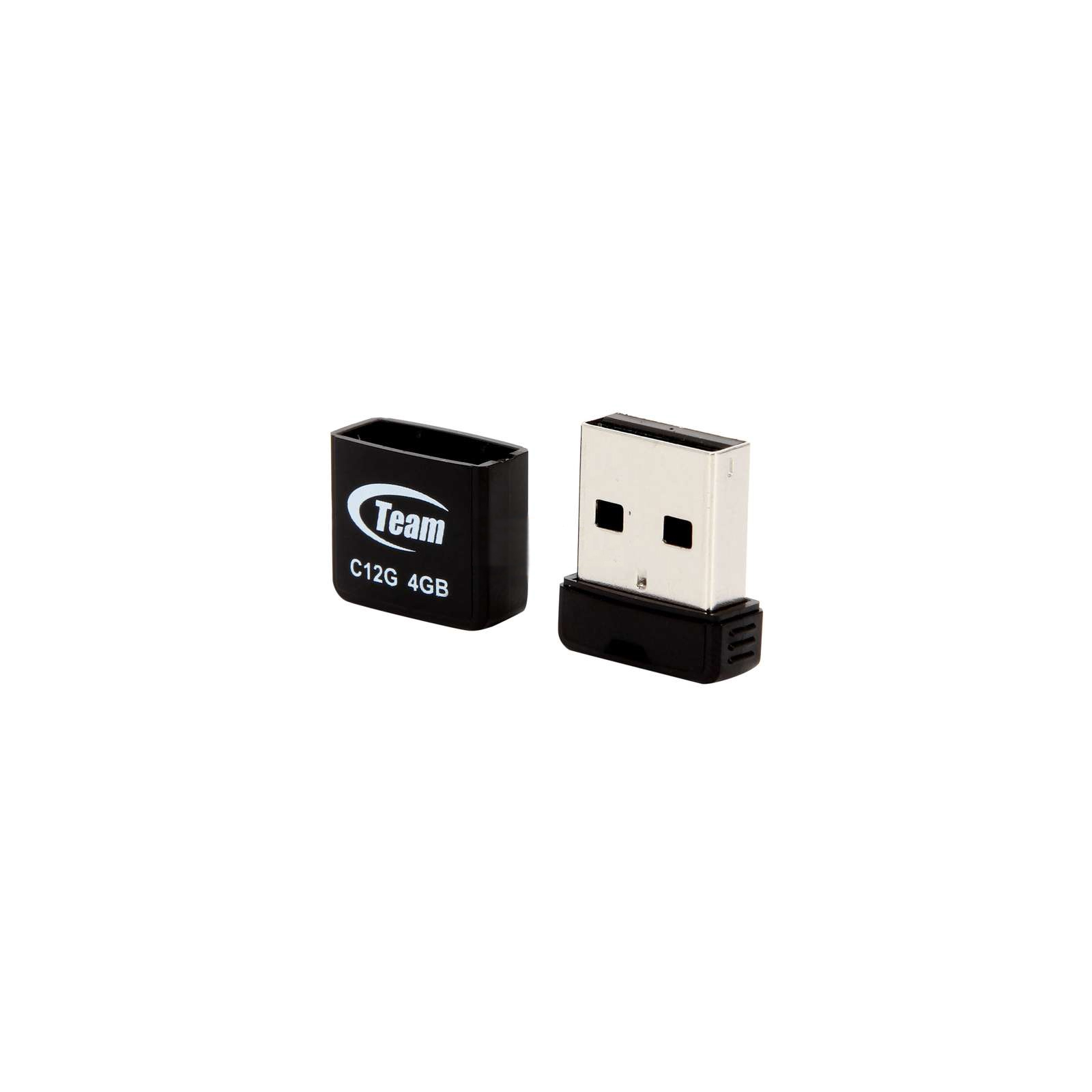 USB флеш накопичувач Team 4GB C12G Black USB 2.0 (TC12G4GB01) зображення 2