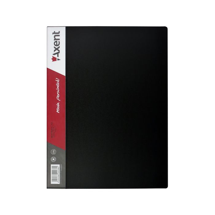 Папка з файлами Axent 40 sheet protectors, black (1040-01-А)