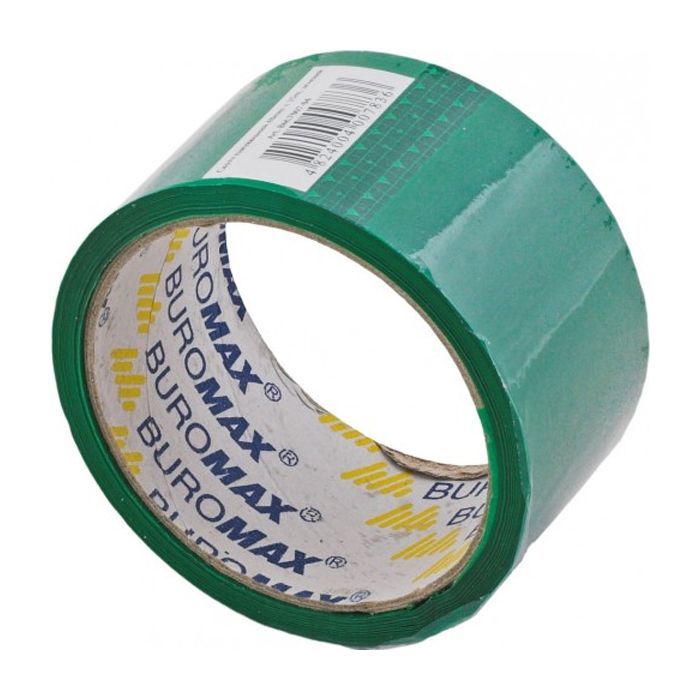 Скотч Buromax Packing tape 48мм x 35м х 43мкм, green (BM.7007-04)