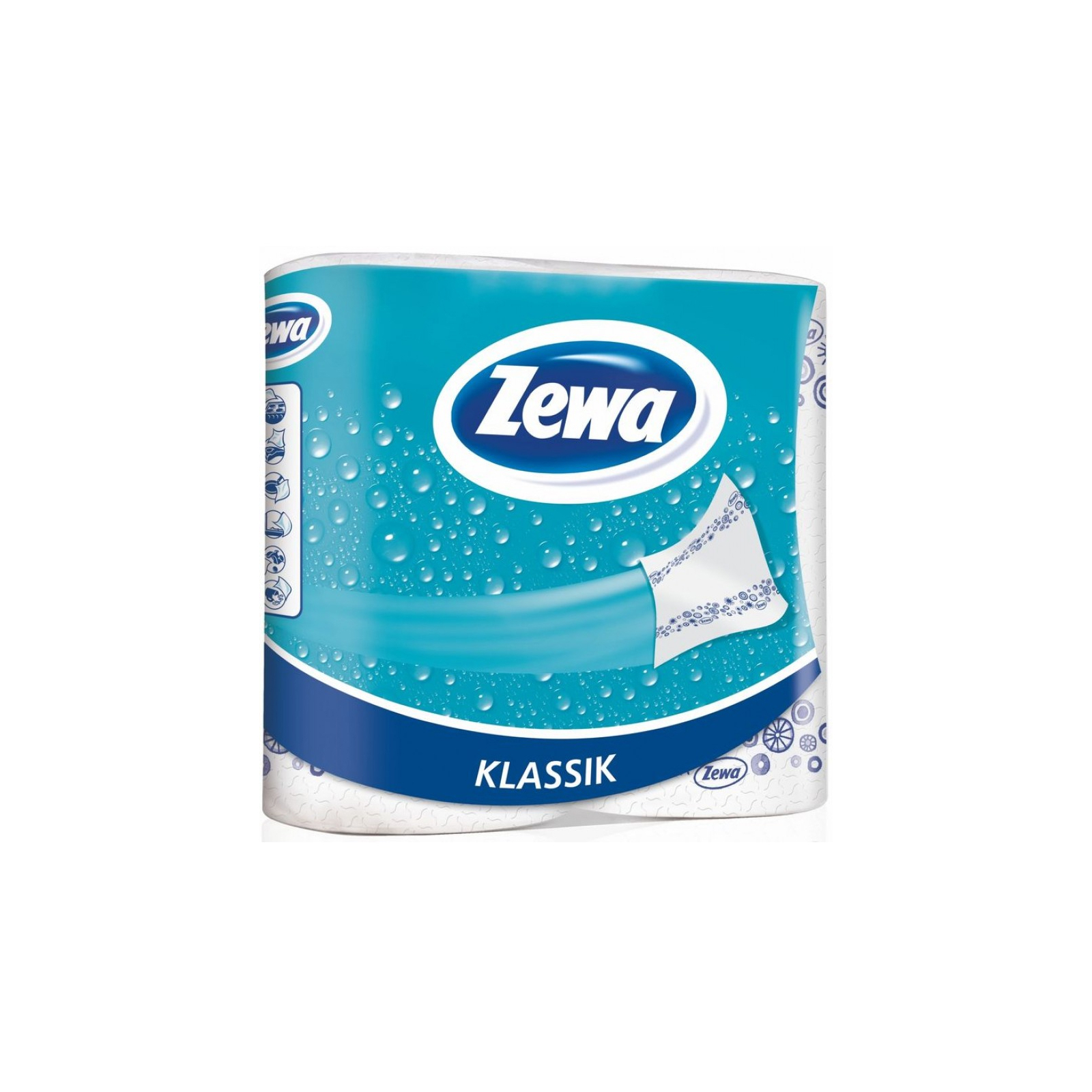Бумажные полотенца Zewa Klassik Jumbo 2-слойные 2 шт (7322540833270)