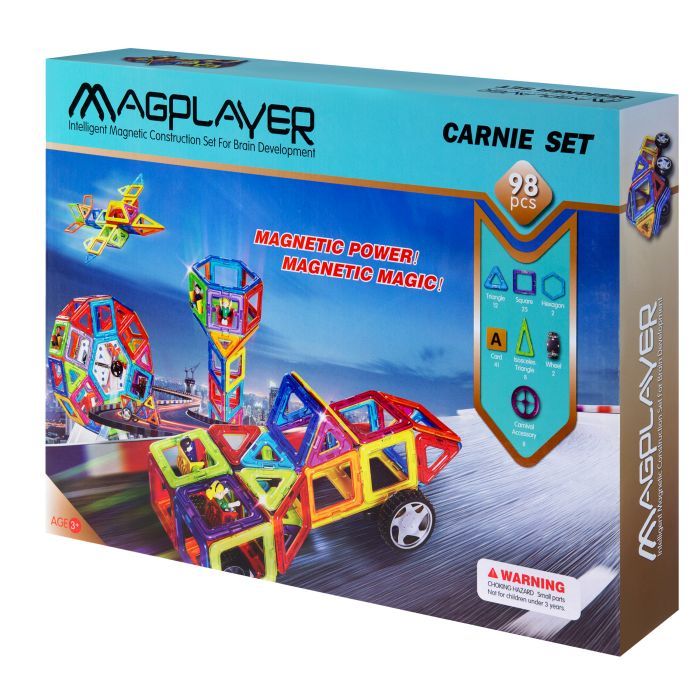 Конструктор Magplayer Набор 98 элементов (MPA-98) изображение 2