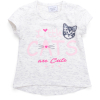 Набор детской одежды Breeze футболка с котиком и штанишки с кармашками (8983-74G-cream) изображение 2