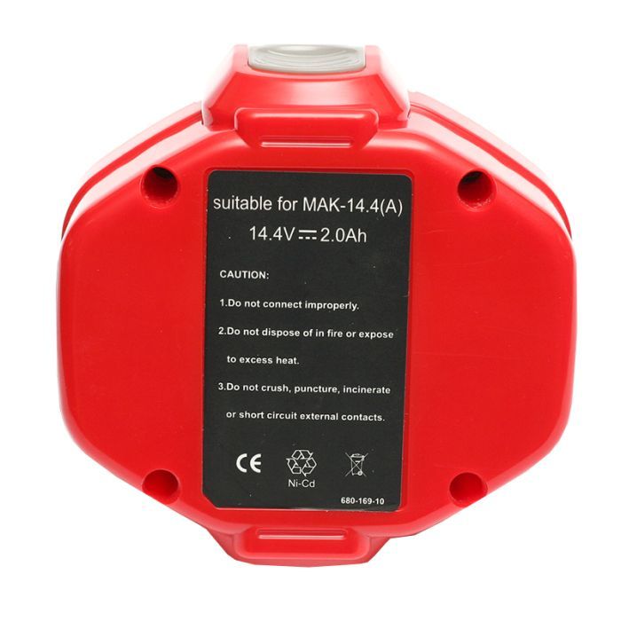Акумулятор до електроінструменту PowerPlant для MAKITA GD-MAK-14.4(A) 14.4V 2Ah NICD (DV00PT0042) зображення 2