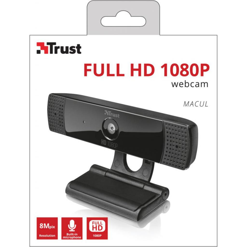 Веб-камера Trust_акс Macul Full HD 1080P (21596) изображение 6