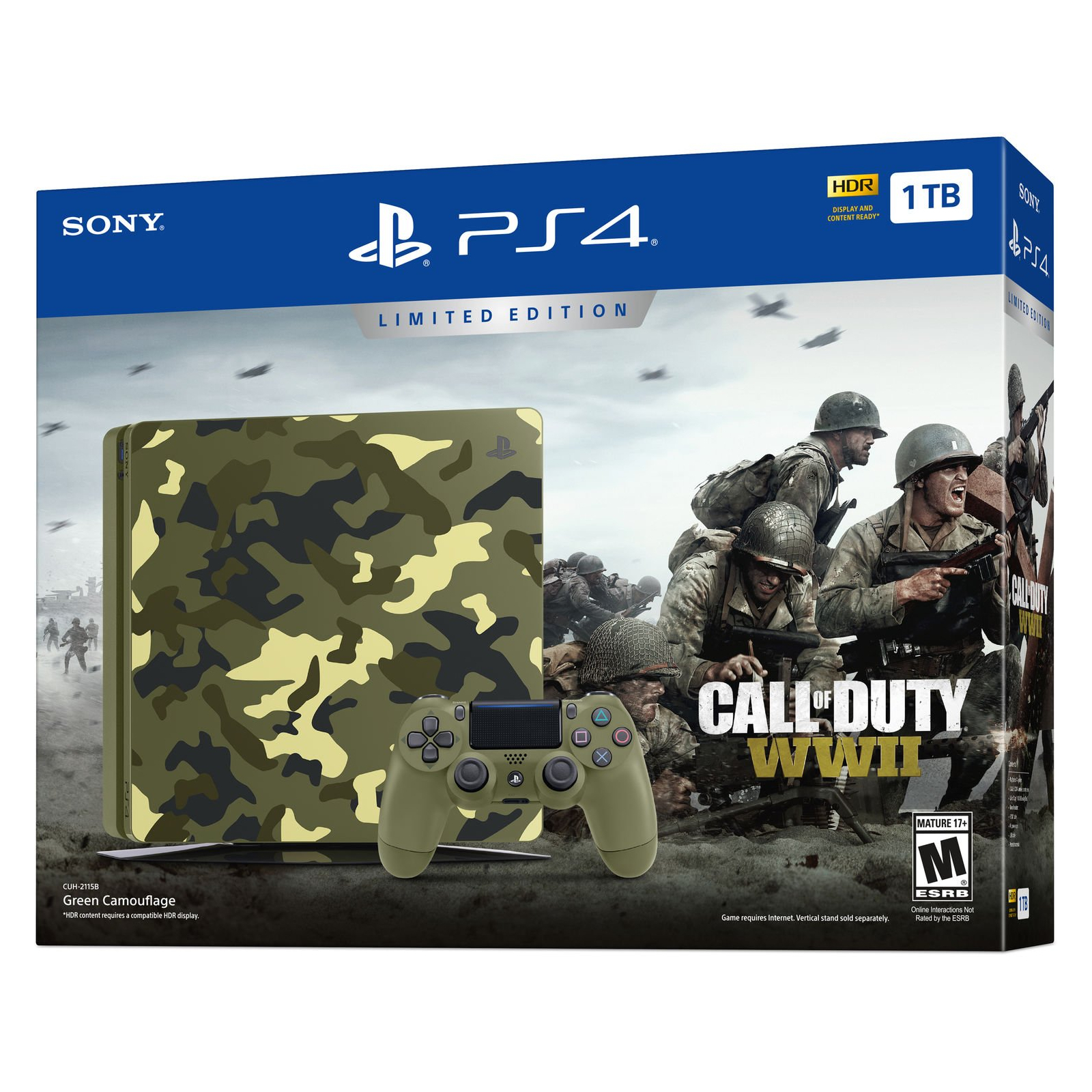 Игровая консоль Sony PlayStation 4 1TB + Call of Duty: WW II (327922) изображение 7