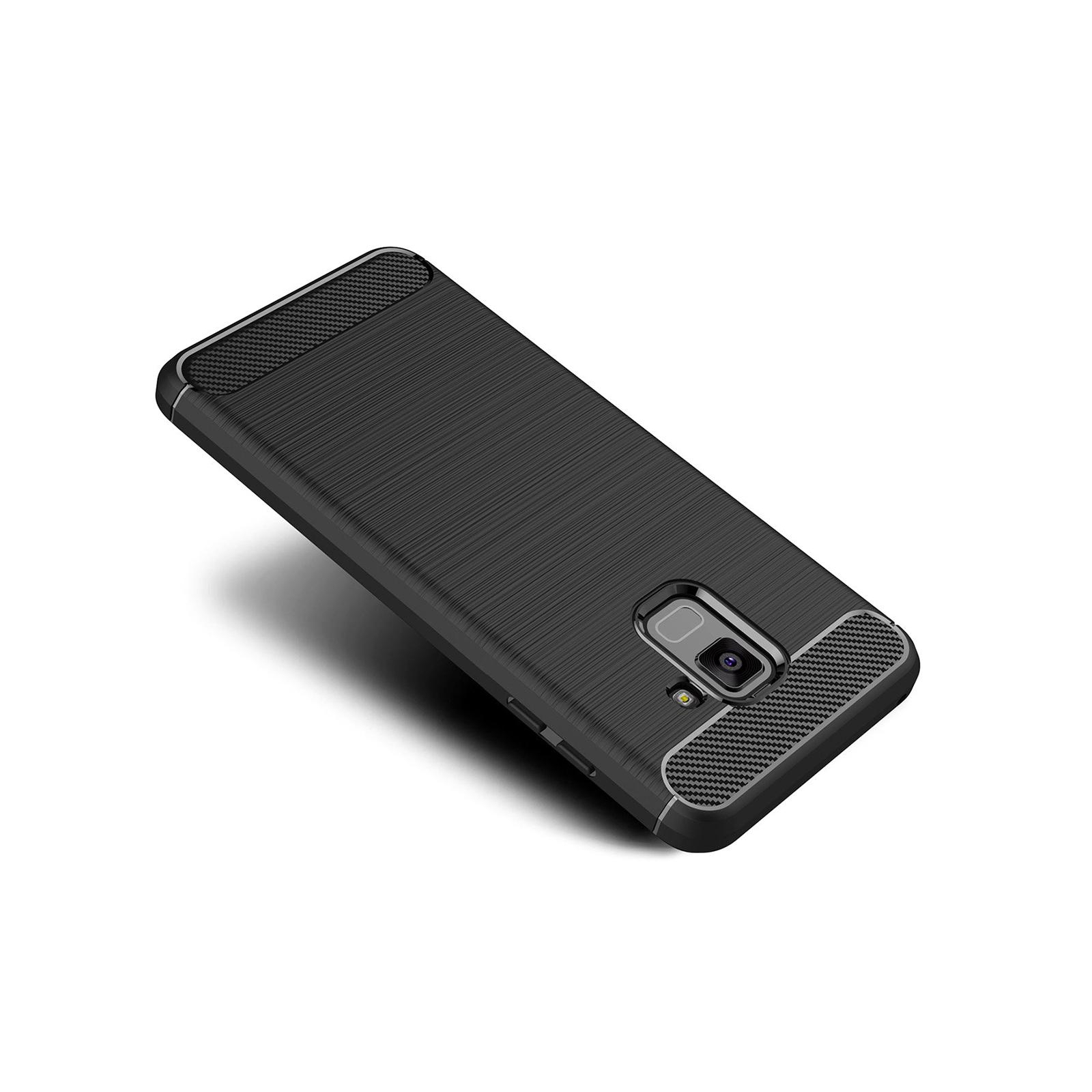 Чехол для мобильного телефона для SAMSUNG Galaxy A8 2018 Carbon Fiber (Black) Laudtec (LT-A73018B) изображение 2