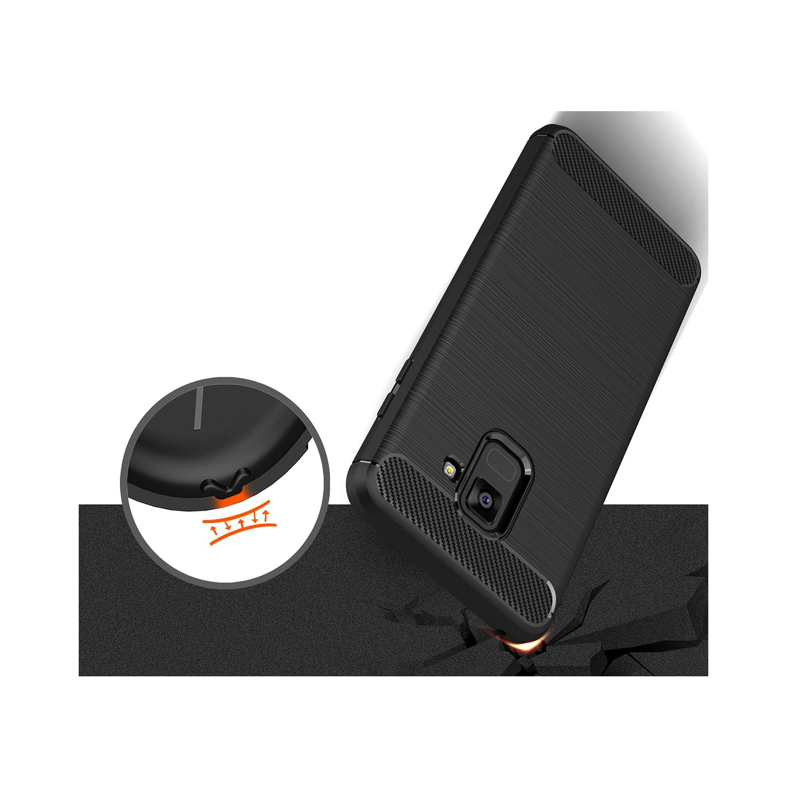 Чохол до мобільного телефона для SAMSUNG Galaxy A8 2018 Carbon Fiber (Black) Laudtec (LT-A73018B) зображення 5