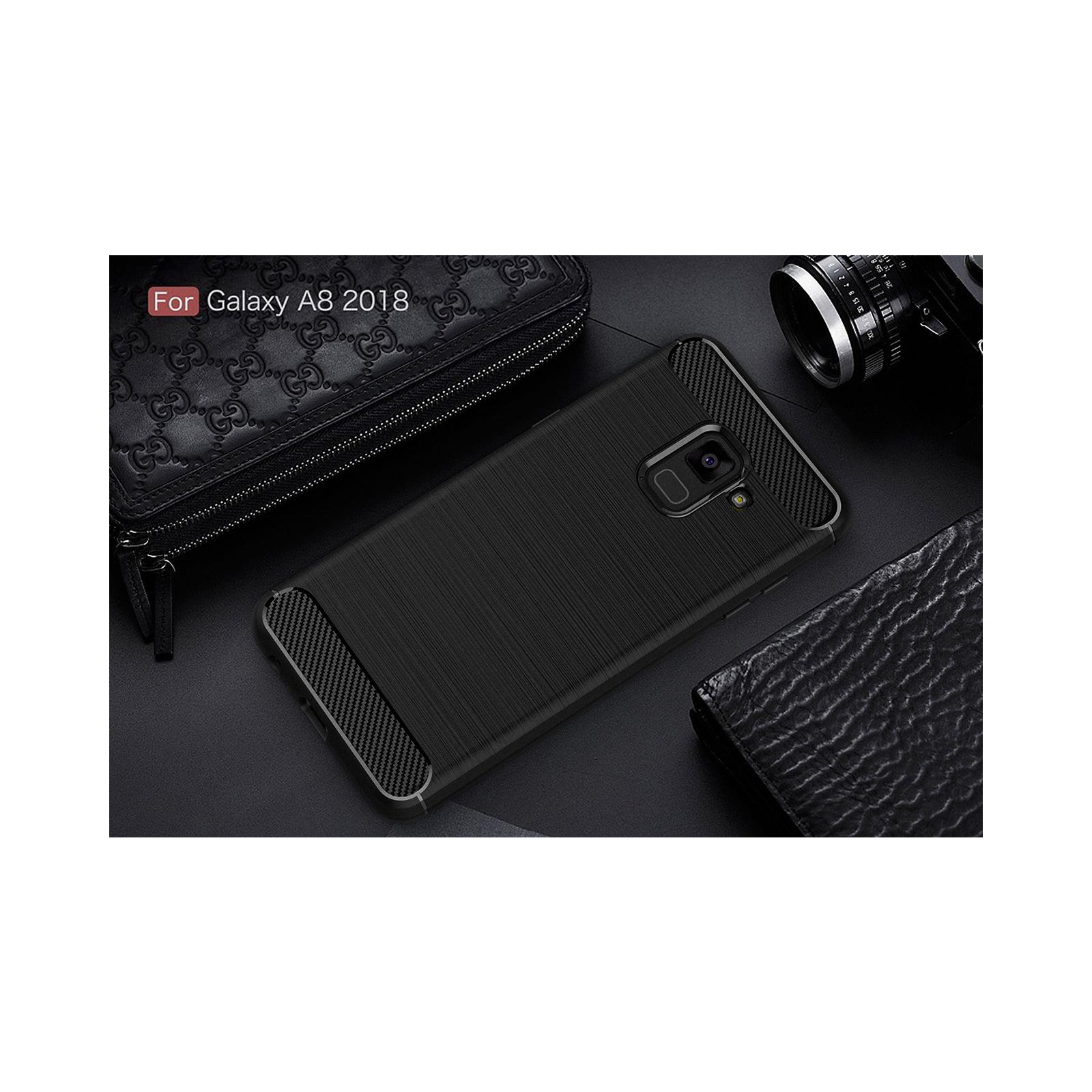 Чехол для мобильного телефона для SAMSUNG Galaxy A8 2018 Carbon Fiber (Black) Laudtec (LT-A73018B) изображение 7