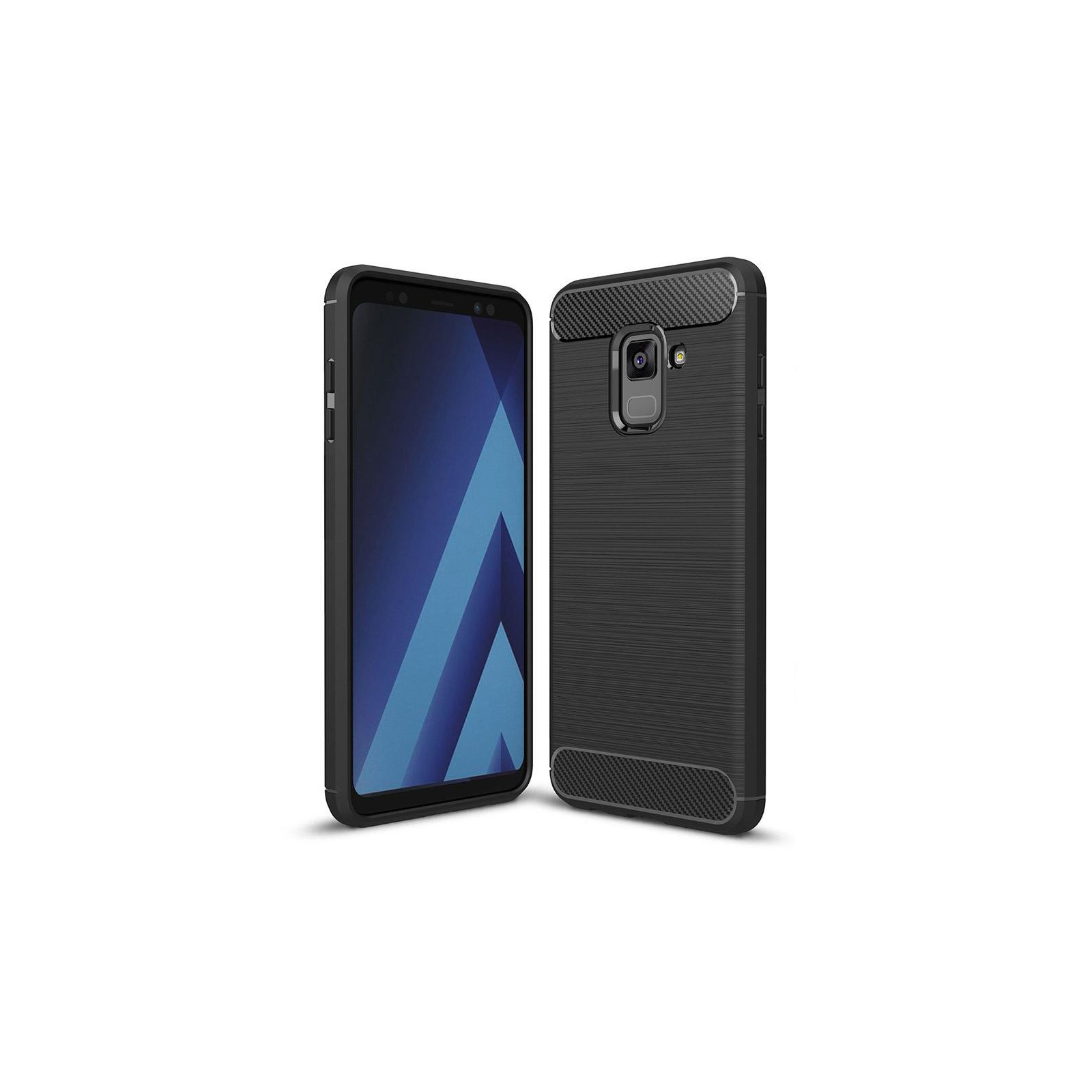 Чохол до мобільного телефона для SAMSUNG Galaxy A8 2018 Carbon Fiber (Black) Laudtec (LT-A73018B)