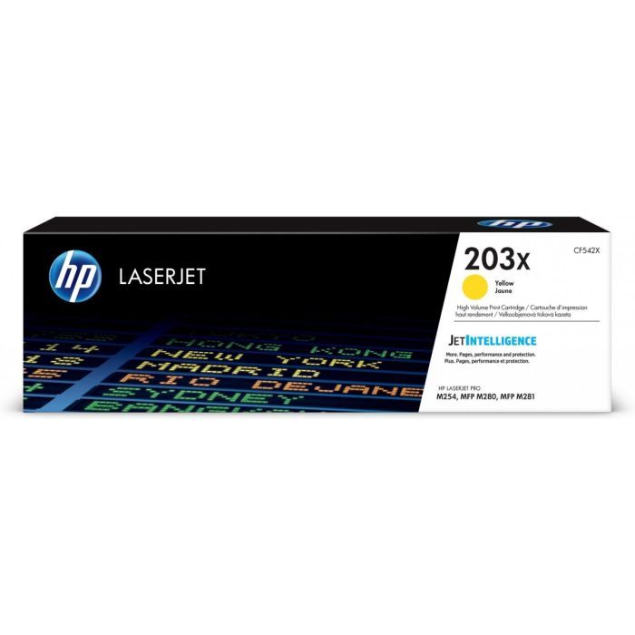 Картридж HP CLJ  203X Yellow 2.5K (CF542X)
