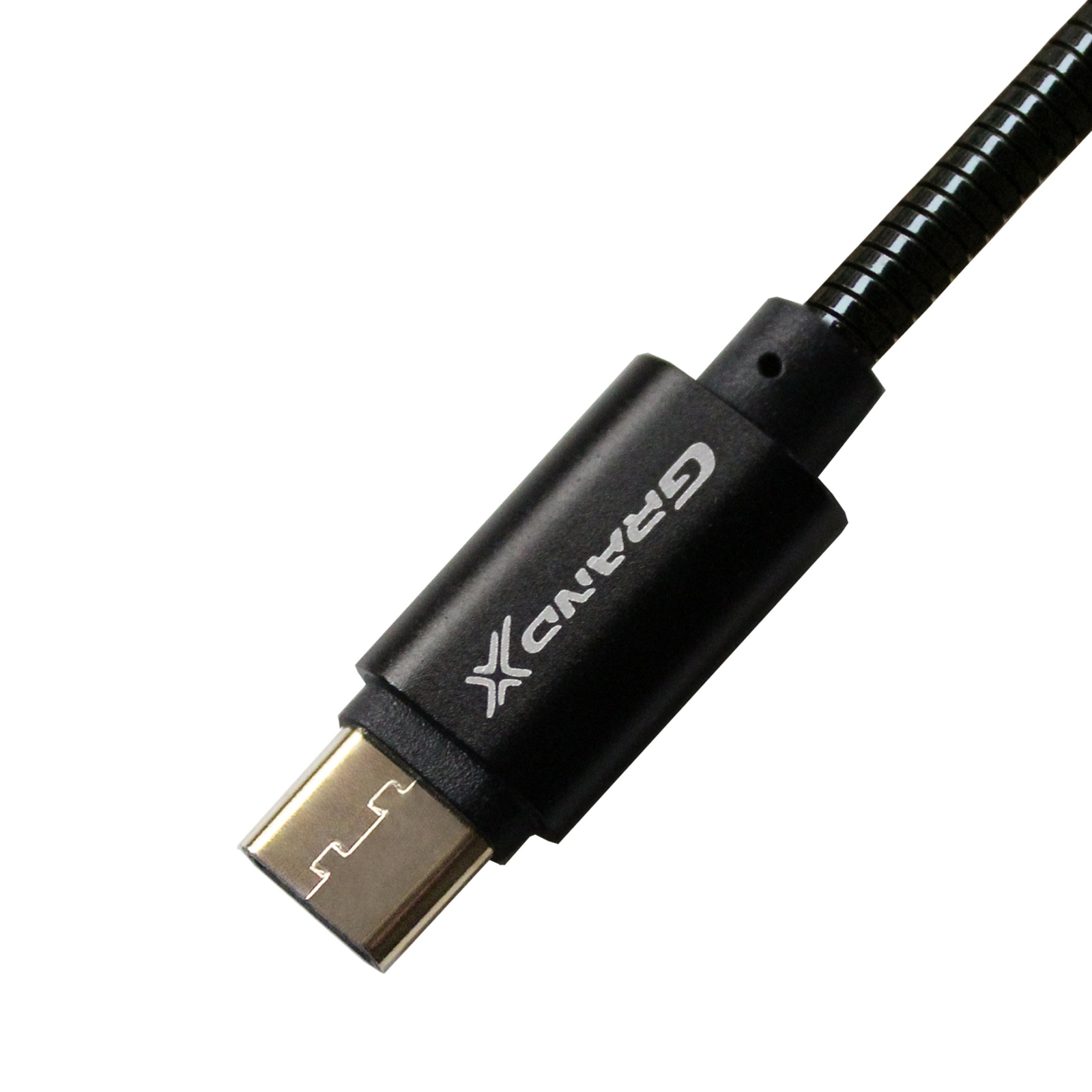 Дата кабель USB 2.0 AM to Type-C 1.0m Black Grand-X (MC-01B) изображение 3
