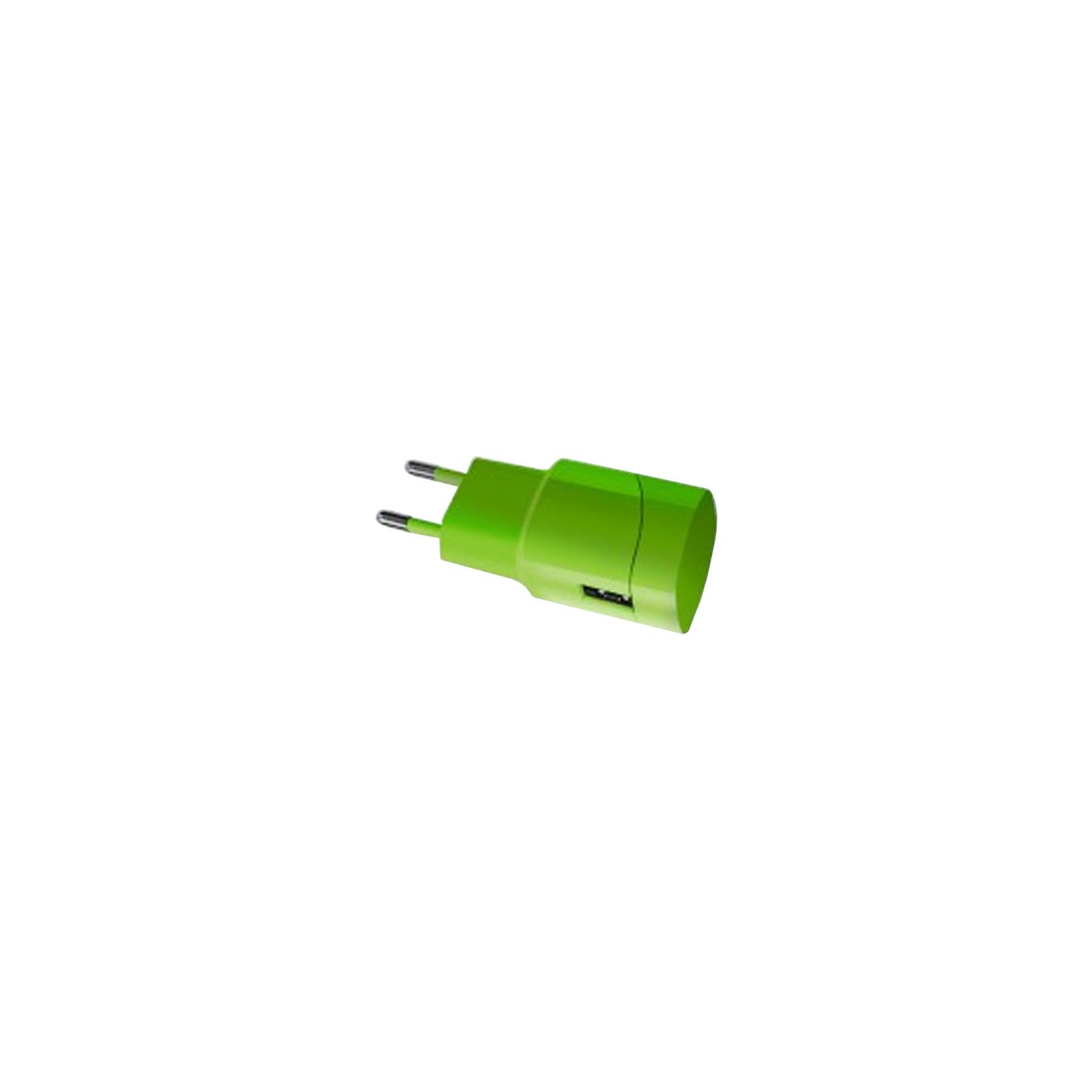 Зарядний пристрій Florence USB, 1.0A lime green color (FW-1U010L)