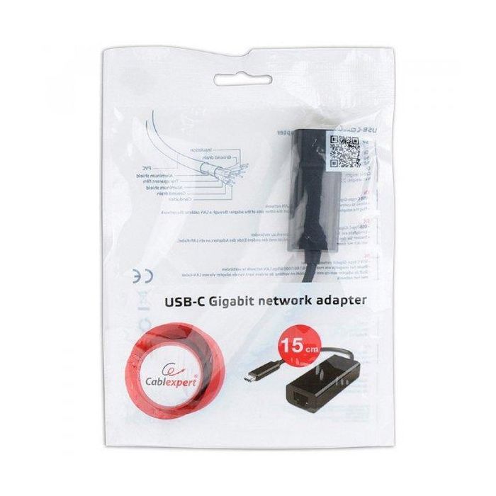 Переходник Type-C to Fast Ethernet Cablexpert (A-CM-LAN-01) изображение 2