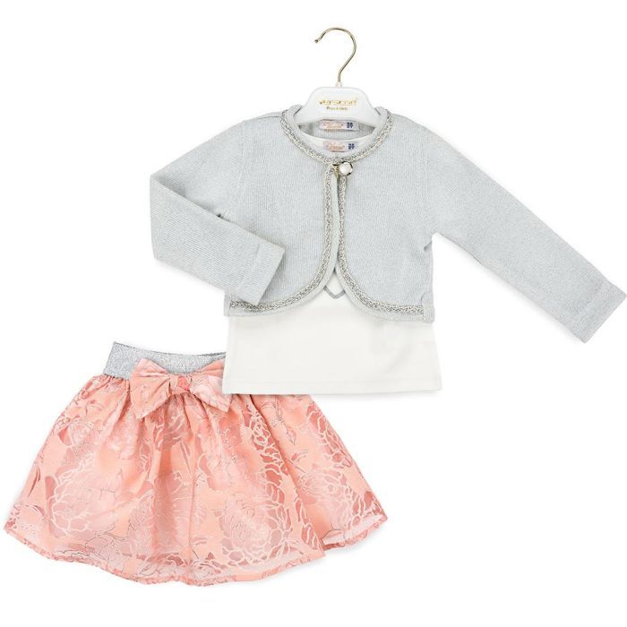 Набір дитячого одягу Verscon святковий (3580-104G-coral)