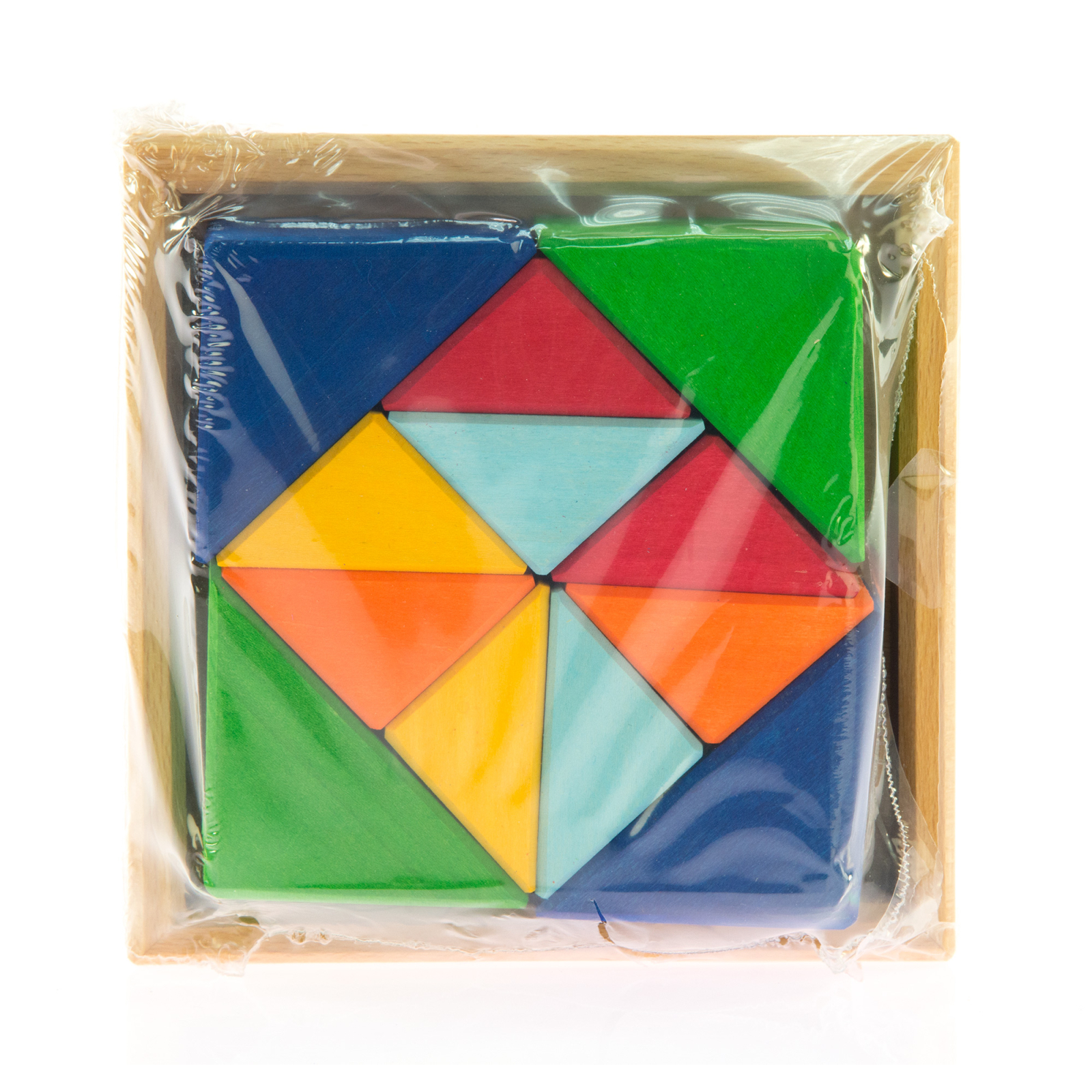 Конструктор Nic деревянный Разноцветный треугольник (NIC523345) изображение 10