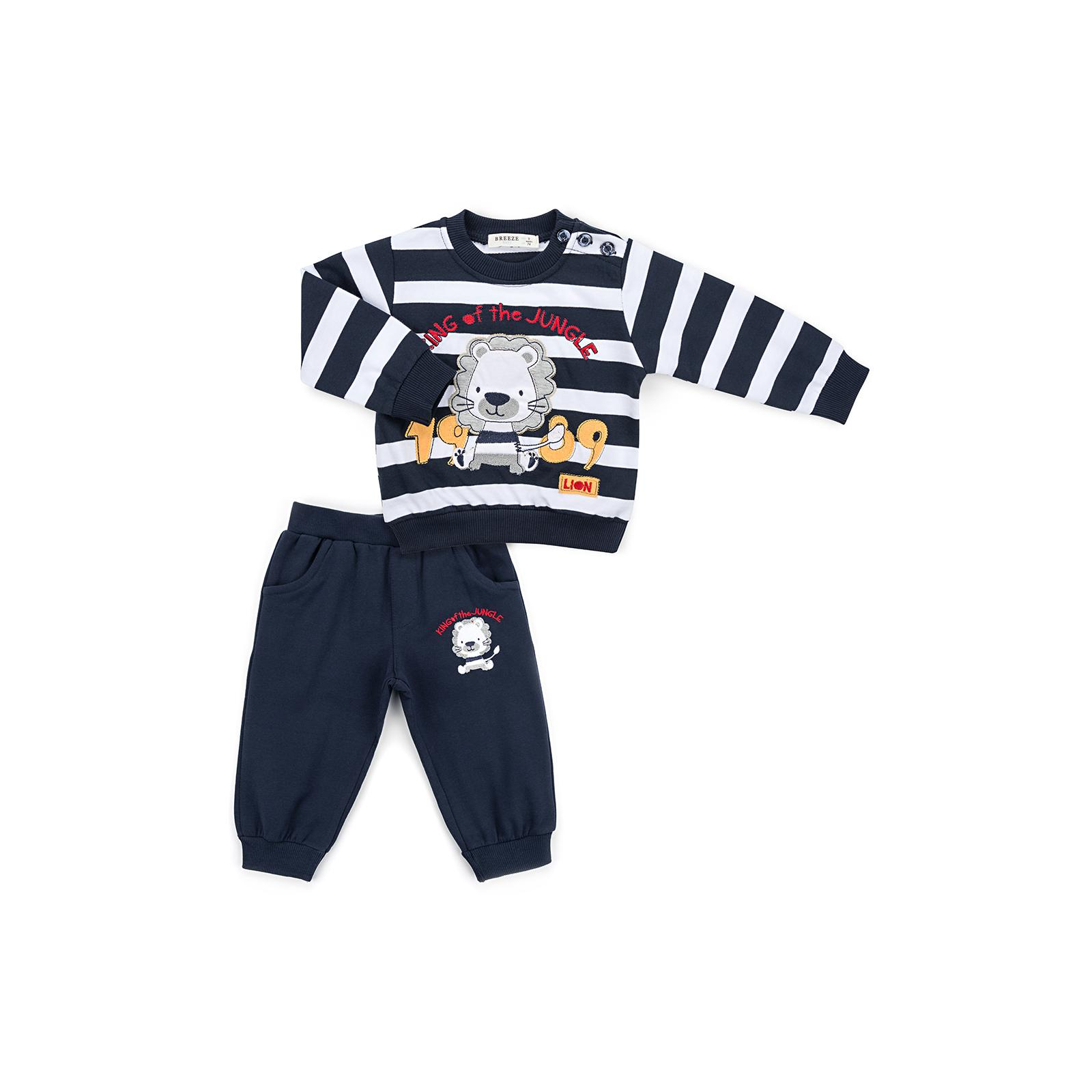 Набір дитячого одягу Breeze з левом (6856-74B-blue)