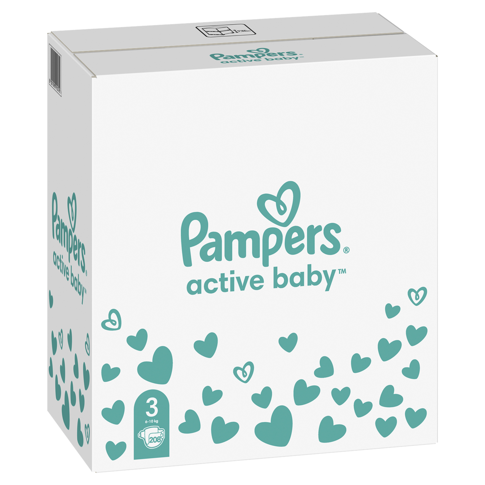 Подгузники Pampers Active Baby Mid Размер 3 (6-10 кг) 90 ш (8001090949455) изображение 5