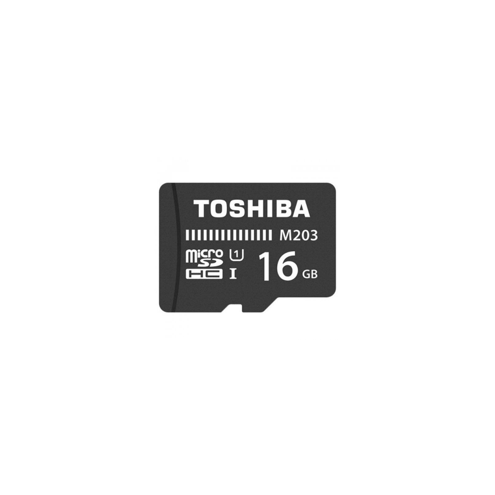 Карта памяти Toshiba 16GB microSD class 10 USH-I U1 (THN-M203K0160EA) изображение 2