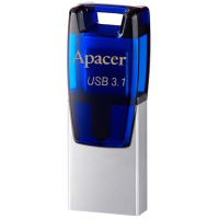 USB флеш накопитель Apacer 8GB AH179 Blue USB 3.1 OTG (AP8GAH179U-1)