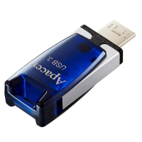 USB флеш накопитель Apacer 8GB AH179 Blue USB 3.1 OTG (AP8GAH179U-1) изображение 6